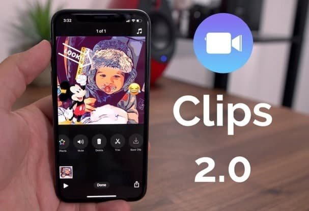 Clips aplikasi editor video iphone
