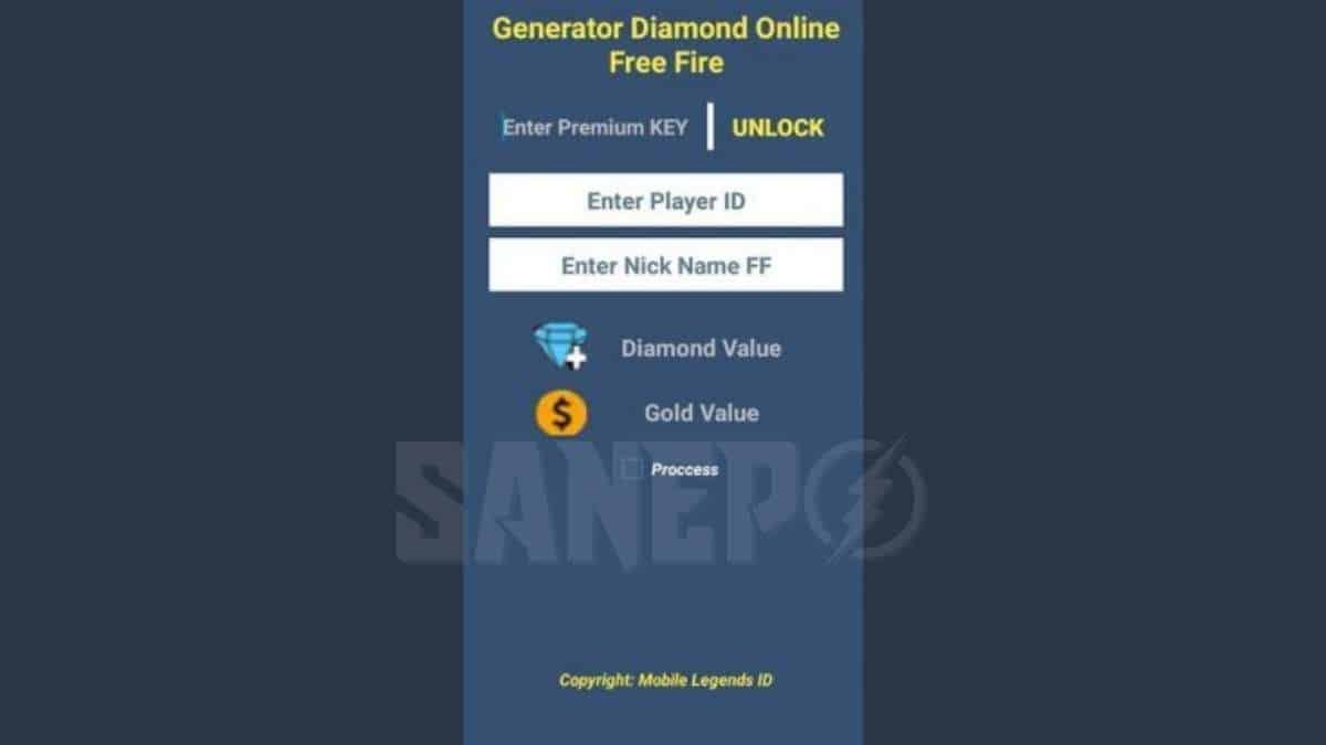 Download Free Fire Diamond Generator VIP
