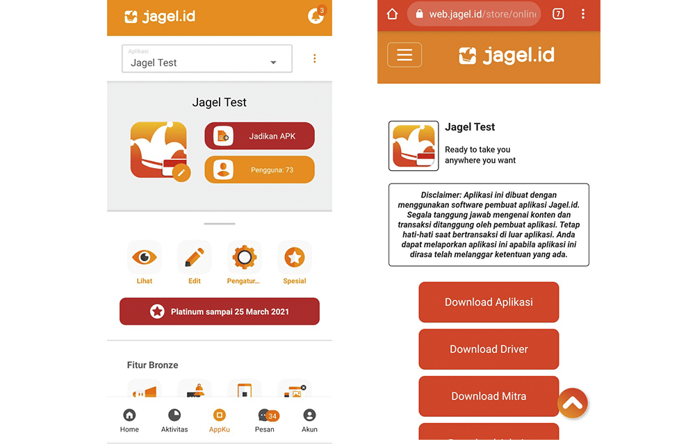 Review Aplikasi Jagel.id, Pembuat Aplikasi Terpopuler di Kalangan Pebisnis 2024