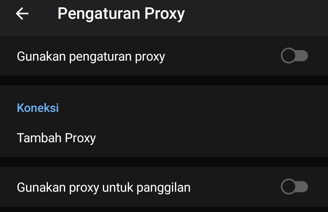 Cara Menggunakan Proxy Telegram