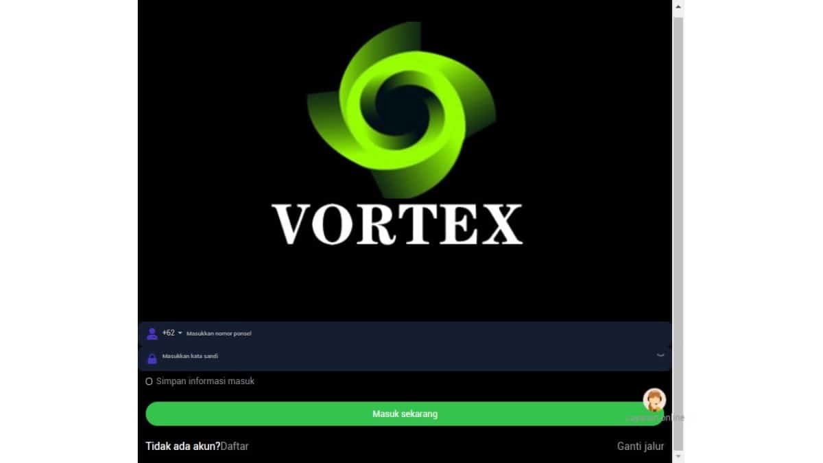 Cara Daftar dan Download Aplikasi Vortex Penghasil Uang