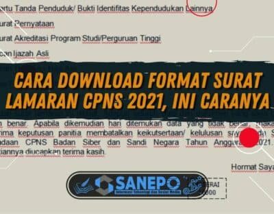 Cara Download Format Surat Lamaran CPNS 2021, Ini Caranya