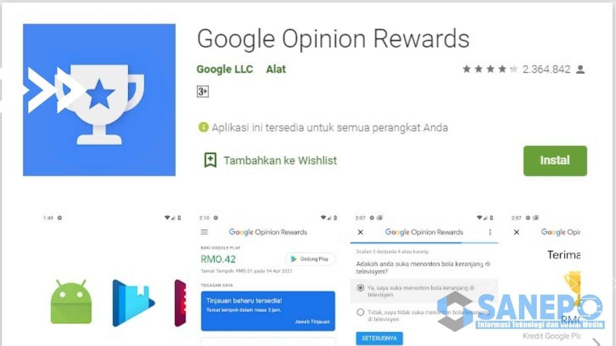 Apa itu Google Opinion Rewards