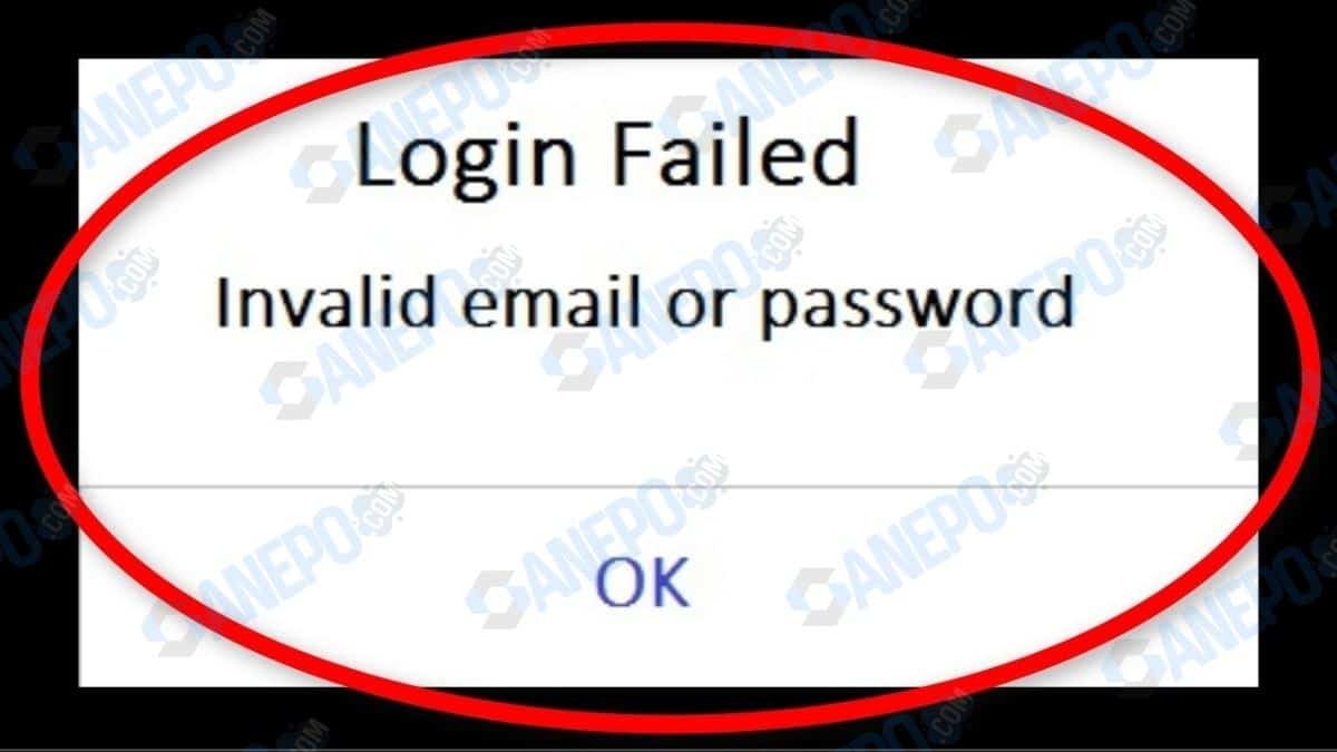 Invalid Email or Password Artinya?