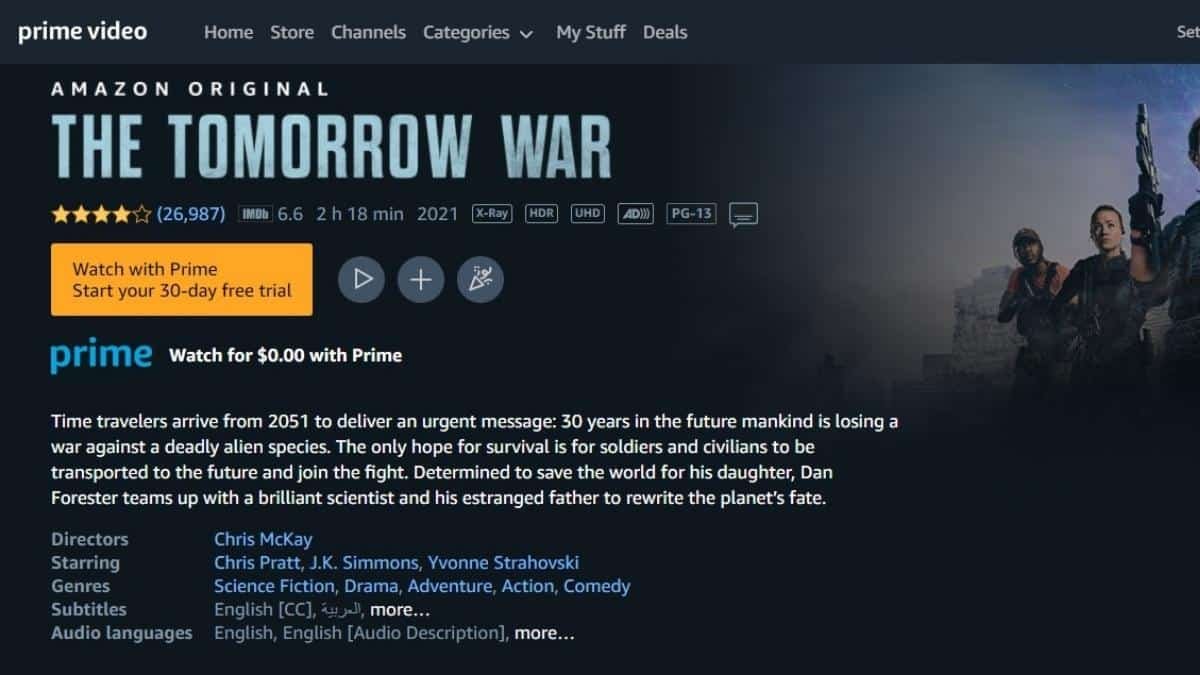 Link Nonton The Tomorrow War Sub Indo (2021)