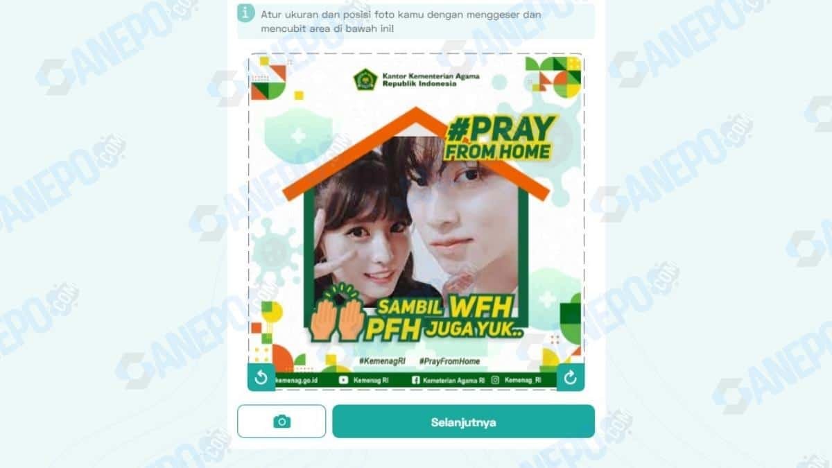 Link Twibbon Pray From Home