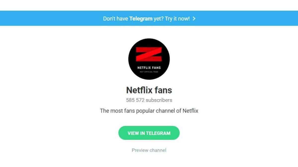 Link Grup Telegram Netflix