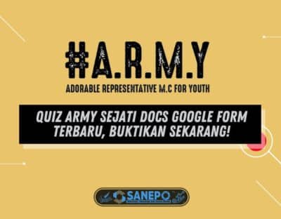 Quiz Army Sejati Docs Google Form Terbaru, Buktikan Sekarang!