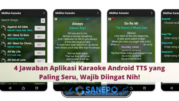 Aplikasi karaoke android TTS