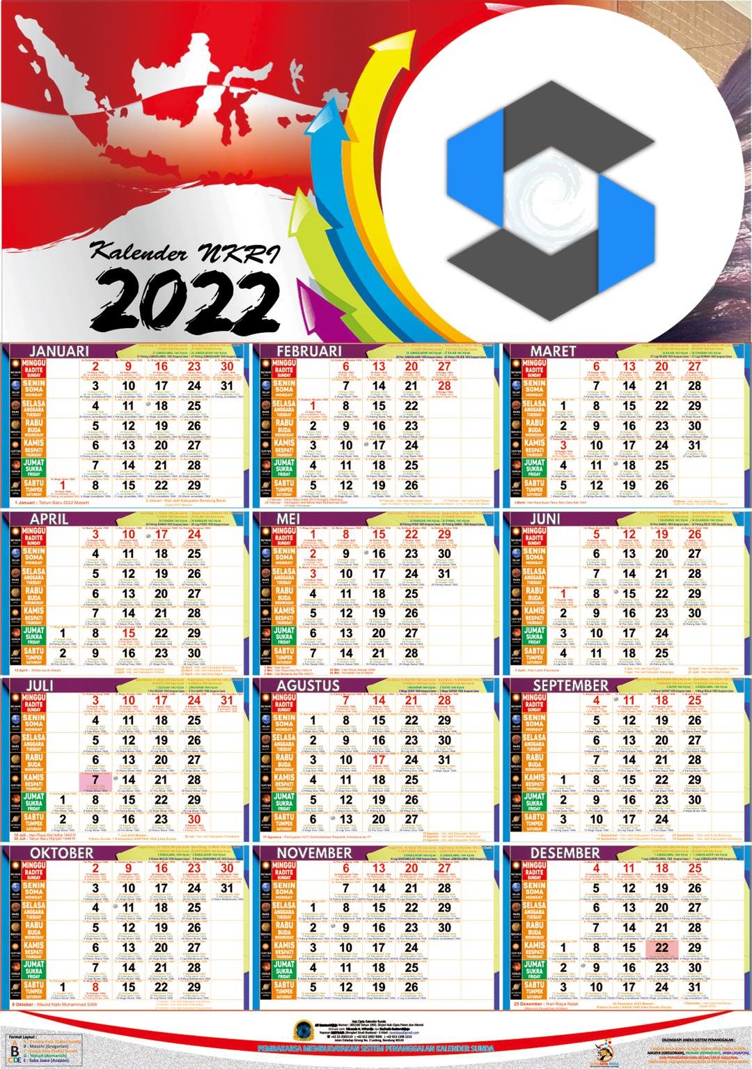 twibbon kalender 2022