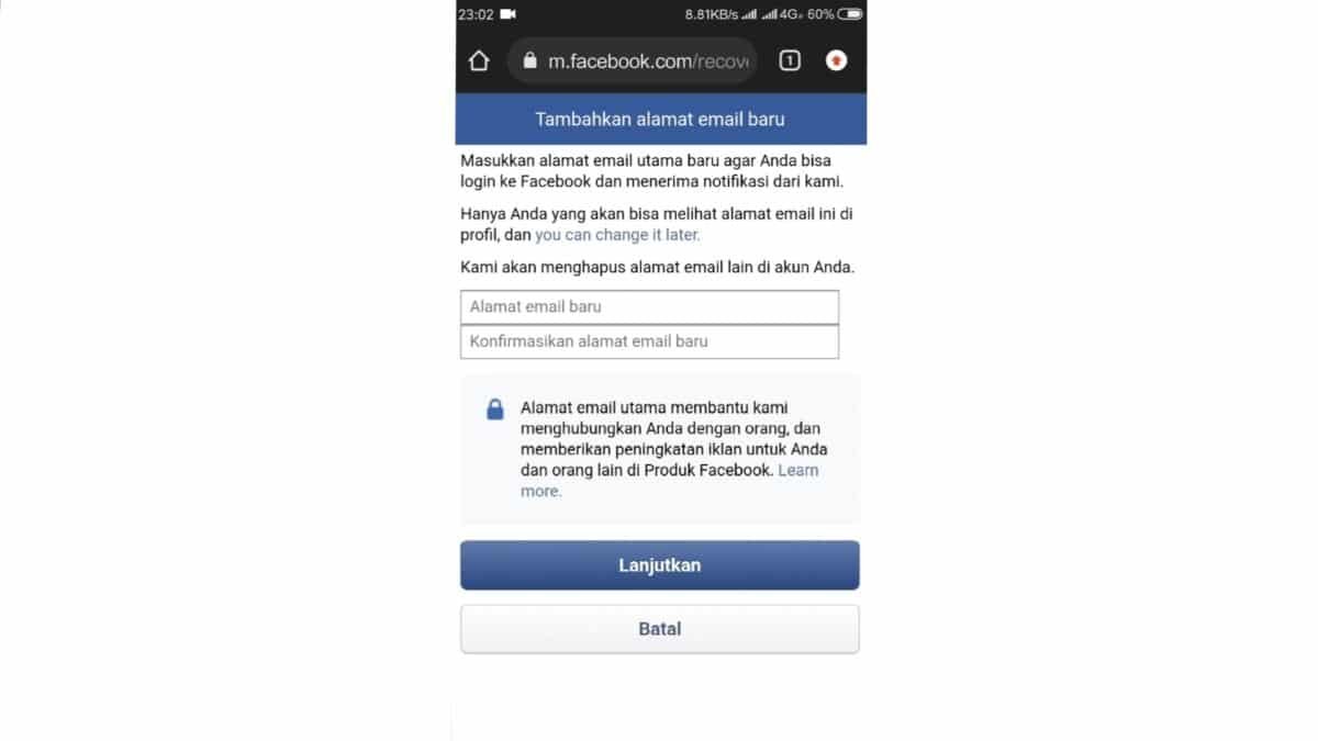 Lupa password Facebook pulihkan dengan KTP