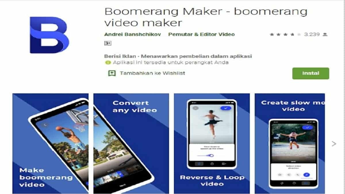 4 Aplikasi Boomerang Terbaik di Android yang Lagi Viral, Rekomendasi yang Menarik! 2024