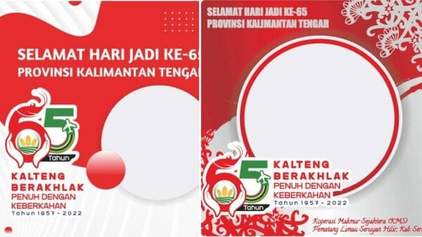 link twibbon HUT Kalimantan Tengah ke-65