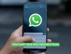 Whatsapp Tidak Bisa Mengirim Pesan