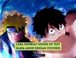 Vocodes Anime, Membuat Sound Of Text Suara Anime