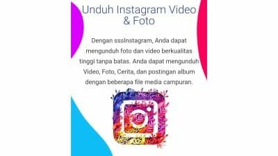 sssinstagram untuk download video dan foto Instagram tanpa aplikasi
