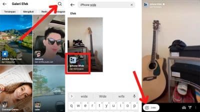 cara menggunakan kamera ultra wide di Instagram Android