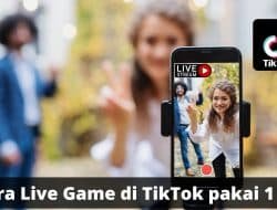 cara live game di TikTok pakai 1 HP