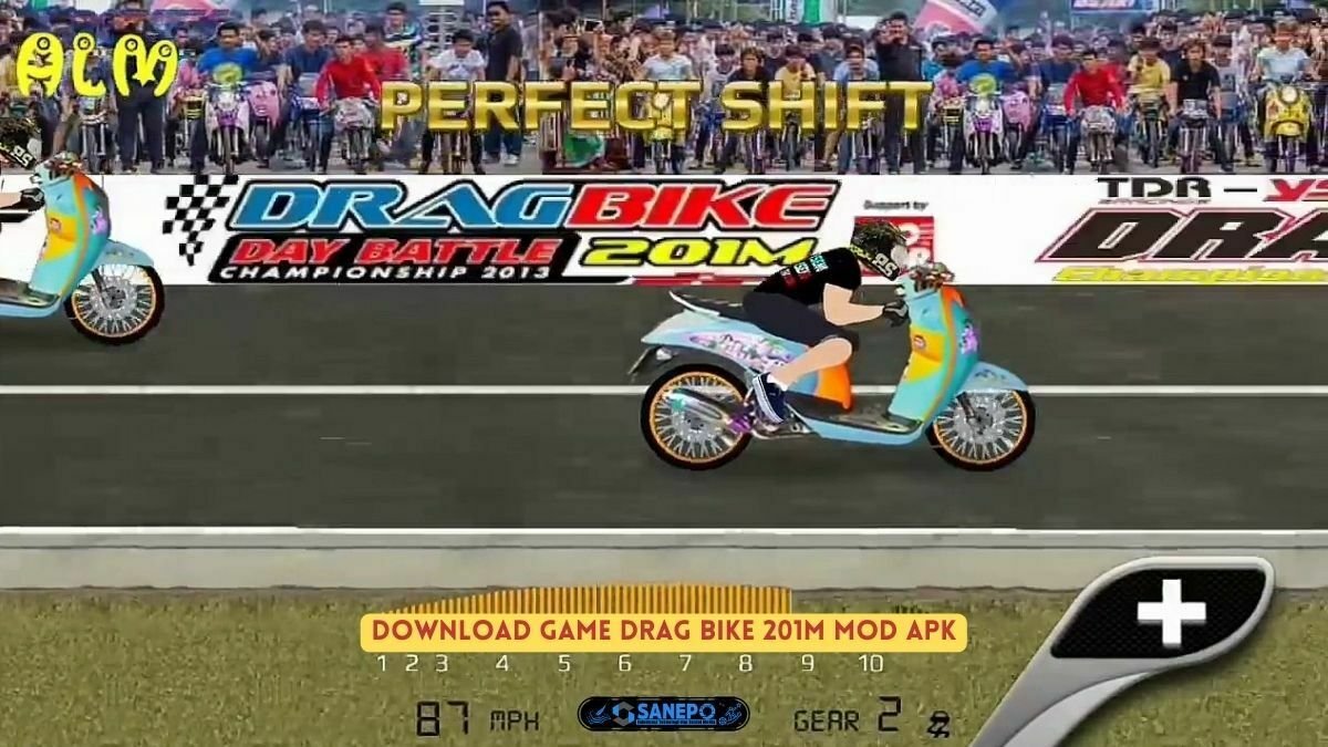 Download Game Drag Bike 201m Mod Apk
