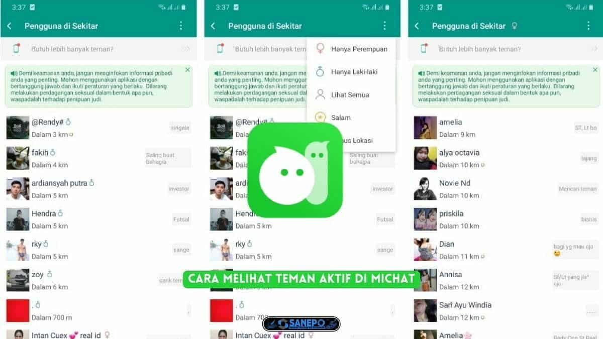 Cara Mengetahui Akun MiChat Online