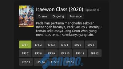 aplikasi nonton Drama Itaewon Class