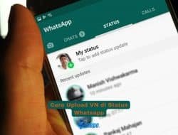 Cara Upload VN di Status Whatsapp