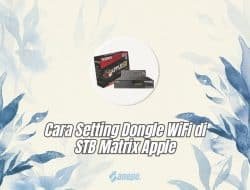 Cara Setting Dongle WiFi di STB Matrix Apple