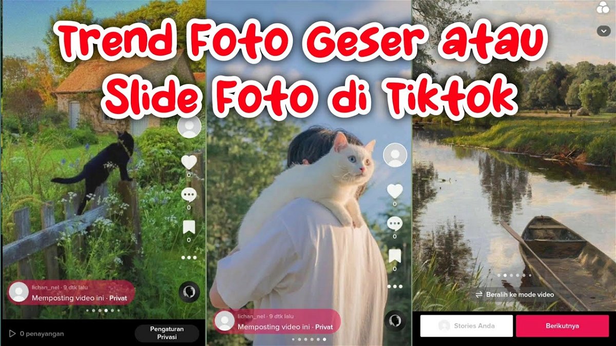 Cara Upload TikTok Foto Slide