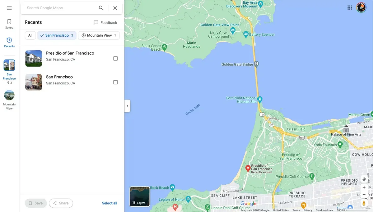 Google Maps sedang menguji fitur baru 'Recents Sidebar' yang cerdas pada situs webnya