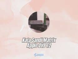 Kata Sandi Matrix Apple DVB T2 Set Top Box TV Digital Default