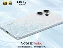 Penampakan dan Spesifikasi Redmi Note 12 Turbo 5G yang Akan Rilis di China Bulan Ini
