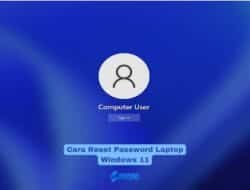 Cara Reset Password Laptop Windows 11