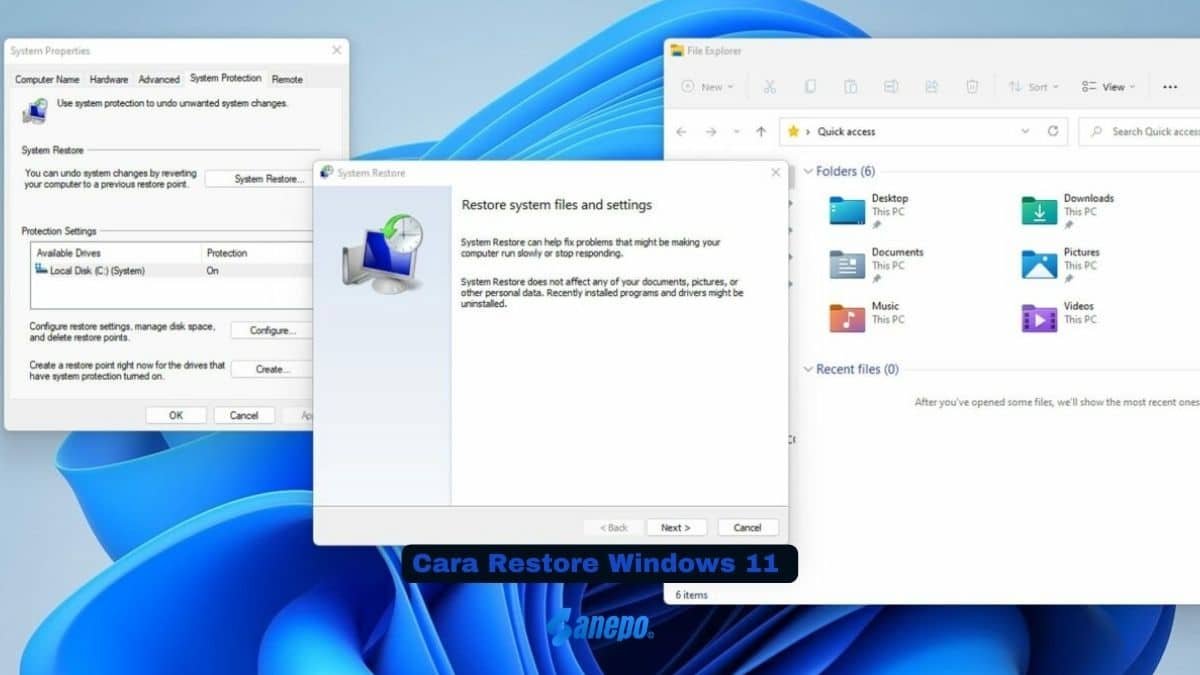 Cara Restore Windows 11