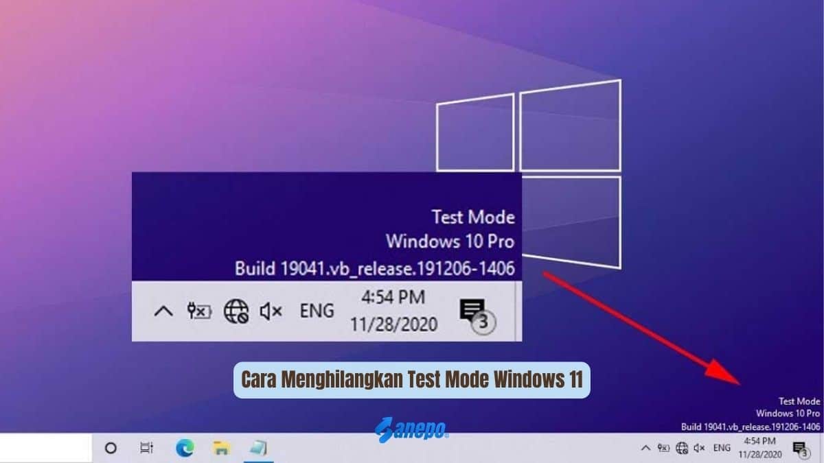 Cara Menghilangkan Test Mode Windows 11