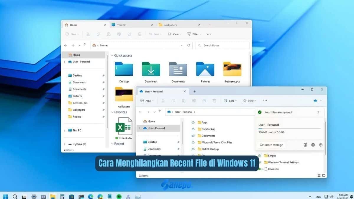 Cara Menghilangkan Recent File di Windows 11