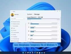 Cara Menghapus Temporary File di Windows 11