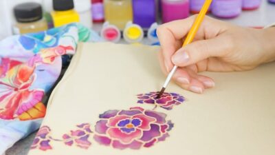 tutorial melukis bunga