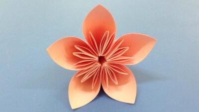 tutorial bunga origami
