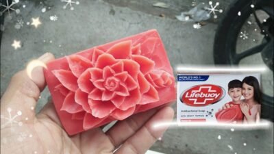 tutorial bunga dari sabun mandi